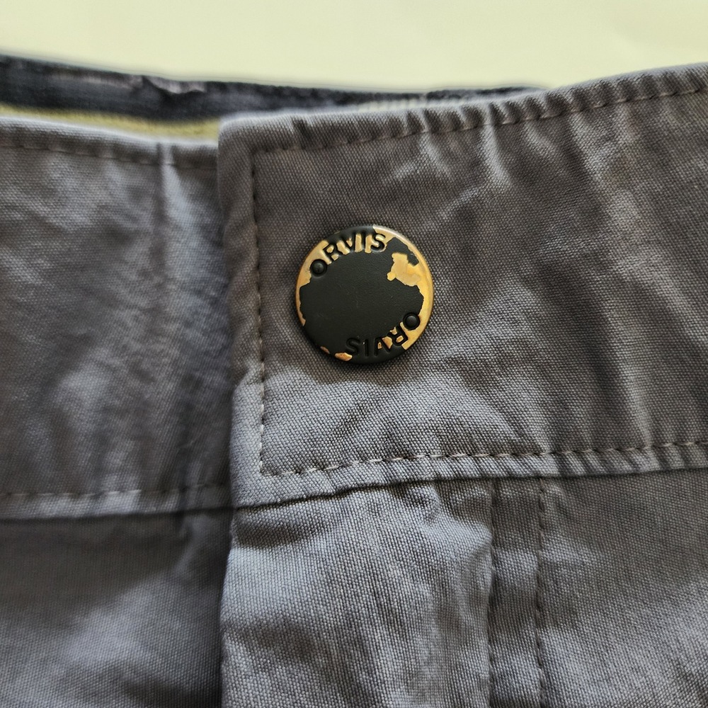 Orvis Tech Cargo Shorts gray mens size 34 - Picture 6 of 7